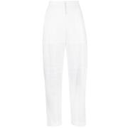 Jil Sander Vida Ben Vita Bomullbyxor White, Dam