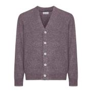 Brunello Cucinelli Lyxiga Tröjor Kollektion Purple, Herr