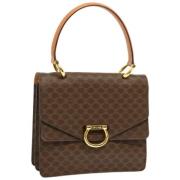 Celine Vintage Pre-owned Laeder handvskor Brown, Dam