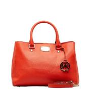 Michael Kors Pre-owned Pre-owned Laeder handvskor Orange, Dam