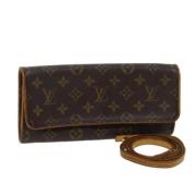 Louis Vuitton Vintage Pre-owned Canvas louis-vuitton-vskor Brown, Dam