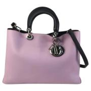 Dior Vintage Pre-owned Laeder handvskor Purple, Dam