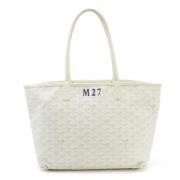 Goyard Vintage Pre-owned Plast axelremsvskor White, Dam