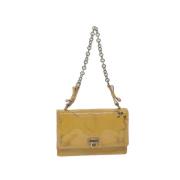 Salvatore Ferragamo Pre-owned Pre-owned Tyg handvskor Yellow, Dam