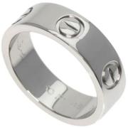 Cartier Vintage Pre-owned Platina ringar Gray, Dam