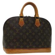 Louis Vuitton Vintage Pre-owned Canvas handvskor Brown, Dam