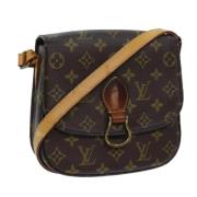 Louis Vuitton Vintage Pre-owned Canvas louis-vuitton-vskor Brown, Dam