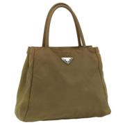 Prada Vintage Pre-owned Nylon prada-vskor Green, Dam