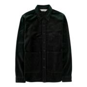 Aspesi Velvet Overshirt Green, Herr