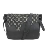 Louis Vuitton Vintage Pre-owned Canvas axelremsvskor Black, Dam