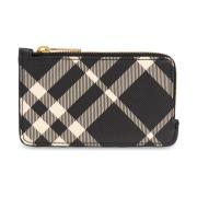 Burberry Check kortfodral Black, Dam