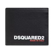 Dsquared2 Läderplånbok Black, Herr