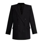 Isabel Marant ‘Nevimea’ dubbelknäppt blazer Black, Dam