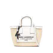 Karl Lagerfeld Rue St-Guillaume Tote Bag Beige, Dam