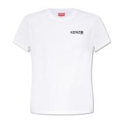 Kenzo T-shirt med tryckt logotyp White, Dam