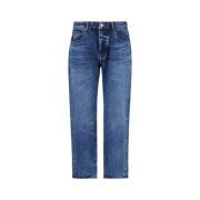 Armani Exchange Lös Tapered Denim Jeans Blue, Herr