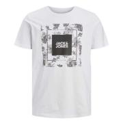 Jack & Jones Tropicana T-shirt White, Herr