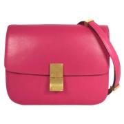 Celine Vintage Pre-owned Laeder handvskor Pink, Dam