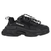 Balenciaga Vintage Pre-owned Polyester sneakers Black, Dam