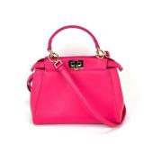 Fendi Vintage Pre-owned Laeder handvskor Pink, Dam