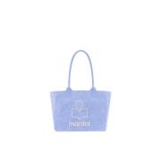 Isabel Marant Yenky Zipped Tote Väska Blue, Dam