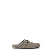 Brunello Cucinelli Beige Mocka Läderskor Gray, Dam