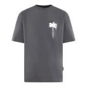 Palm Angels Grå Palm T-shirt Gray, Herr