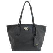 Coach Pre-owned Pre-owned Canvas axelremsvskor Black, Dam