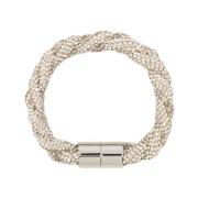 Isabel Marant Glas Silver Armband Stängning Spänne Gray, Dam