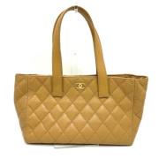 Chanel Vintage Pre-owned Laeder chanel-vskor Brown, Dam