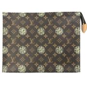 Louis Vuitton Vintage Pre-owned Tyg louis-vuitton-vskor Brown, Dam