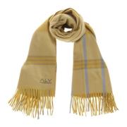 Alviero Martini 1a Classe Tryckt Polyester Scarf Gul Höst/Vinter Yello...