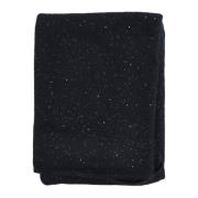 Fabiana Filippi Svarta Scarfs för Elegant Stil Black, Dam