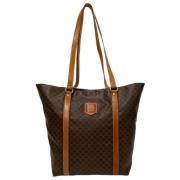 Celine Vintage Pre-owned Canvas totevskor Brown, Dam