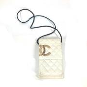 Chanel Vintage Pre-owned Laeder chanel-vskor Beige, Dam