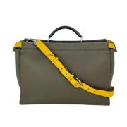 Fendi Vintage Pre-owned Laeder handvskor Green, Dam