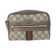 Gucci Vintage Pre-owned Canvas gucci-vskor Beige, Dam