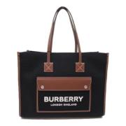 Burberry Vintage Pre-owned Laeder axelremsvskor Black, Dam