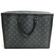 Louis Vuitton Vintage Pre-owned Tyg louis-vuitton-vskor Black, Dam