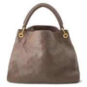 Louis Vuitton Vintage Pre-owned Tyg louis-vuitton-vskor Brown, Dam