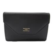 Balenciaga Vintage Pre-owned Laeder plnbcker Black, Dam