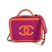 Chanel Vintage Pre-owned Laeder chanel-vskor Red, Dam