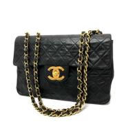 Chanel Vintage Pre-owned Laeder chanel-vskor Black, Dam