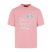 Amiri Flamingo Pink Resort Club Tee Pink, Herr