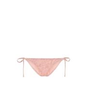 Versace Tryckt Bikini Botten Pink, Dam