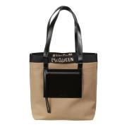 Alexander McQueen Beige Shopper Väska Beige, Herr