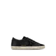 Golden Goose Klassiska svarta lädersneakers Black, Dam