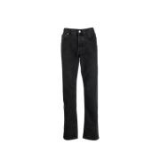 Ambush Svarta Slim Denim Jeans Ss22 Black, Herr