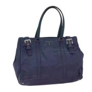 Prada Vintage Pre-owned Nylon totevskor Purple, Dam