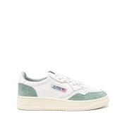 Autry Medalist Low Läder Sneakers Green, Dam